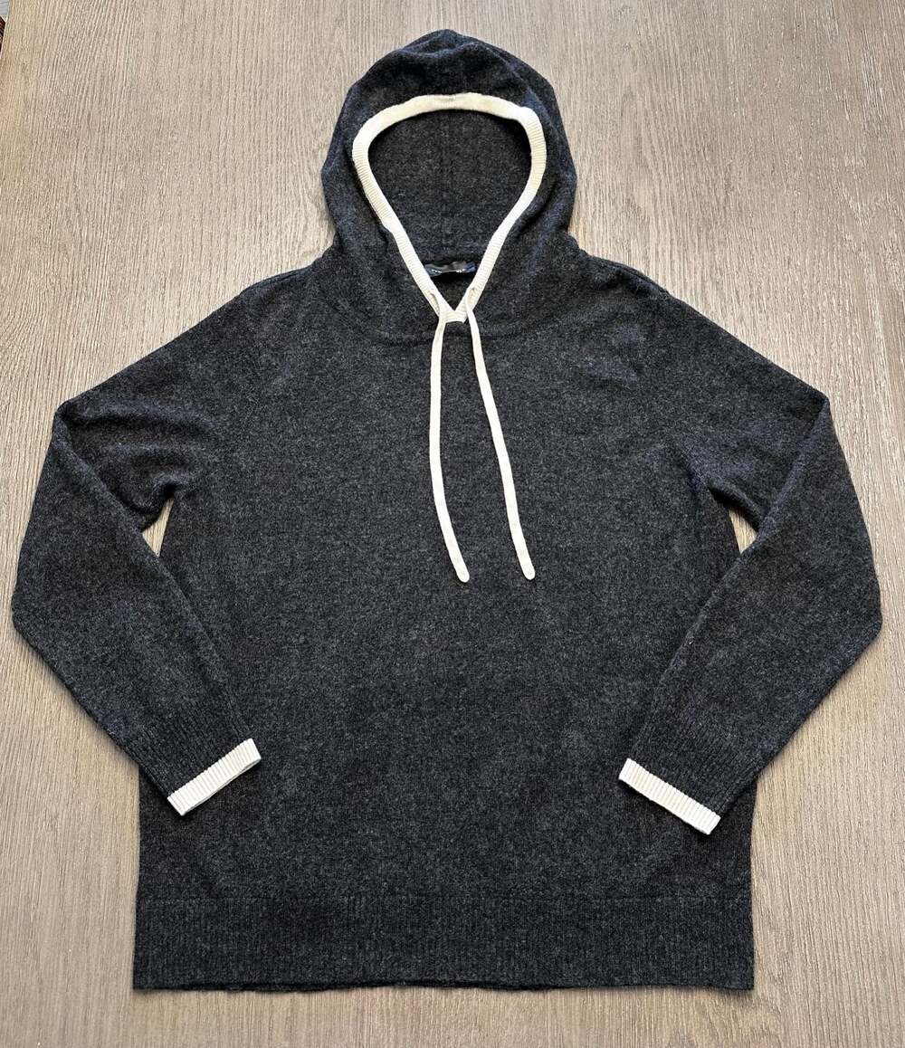Summersalt The Coziest Wool and Cashmere Blend Hoodie Sweater Size Large